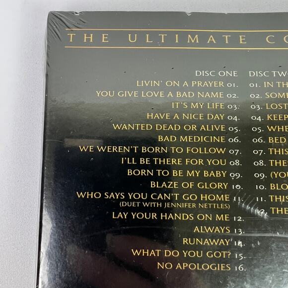 Bon Jovi Ultimate Greatest Hits 2 CD Livin On A Prayer Wanted Dead Or Alive New - Picture 7 of 10